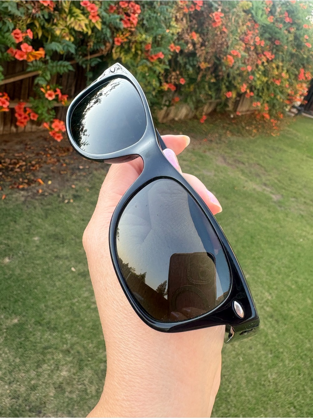 Ray-Ban Black Kids Sunglasses with Dark Lenses - Classic Wrap Style
